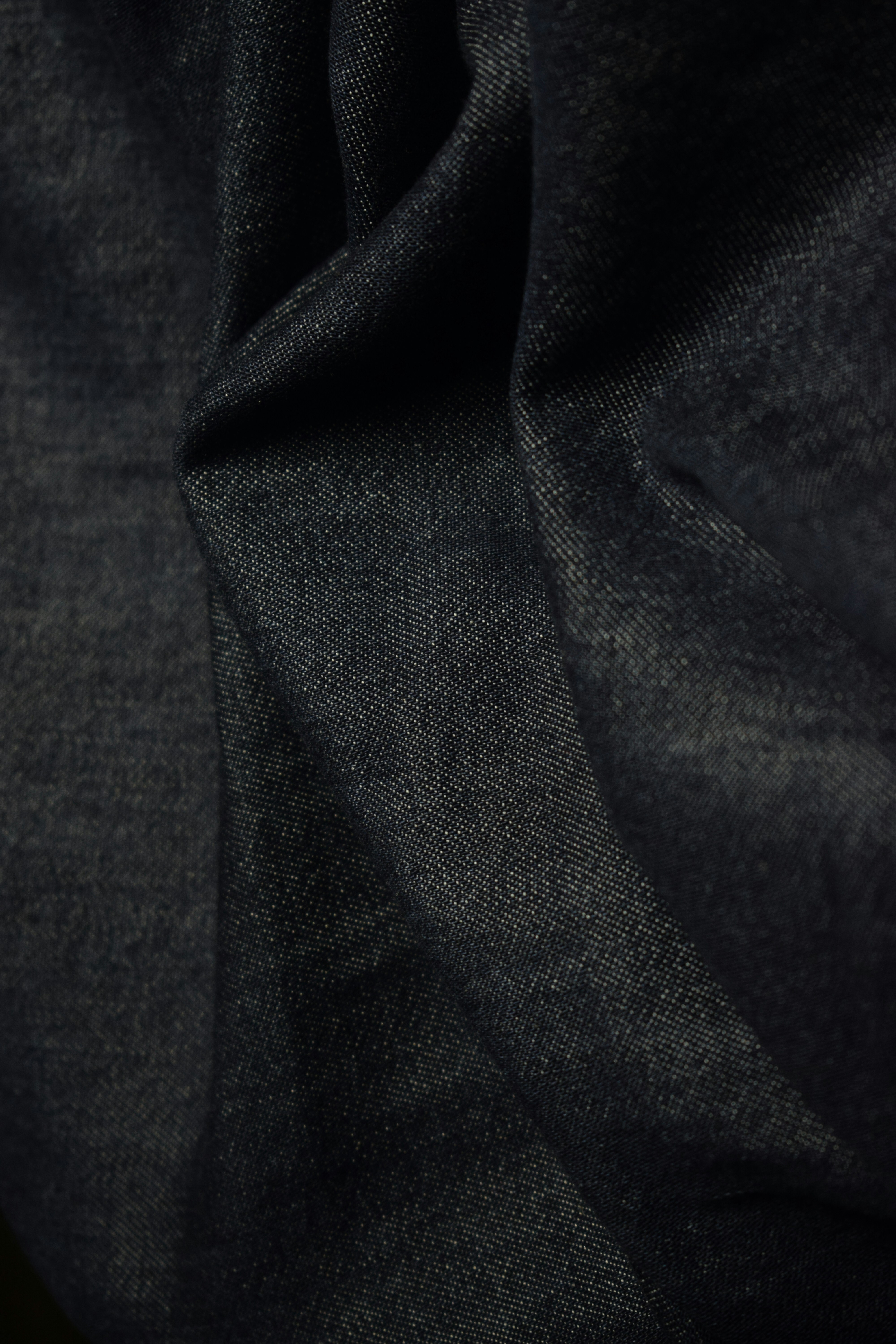 Close up of woven fabric texture
